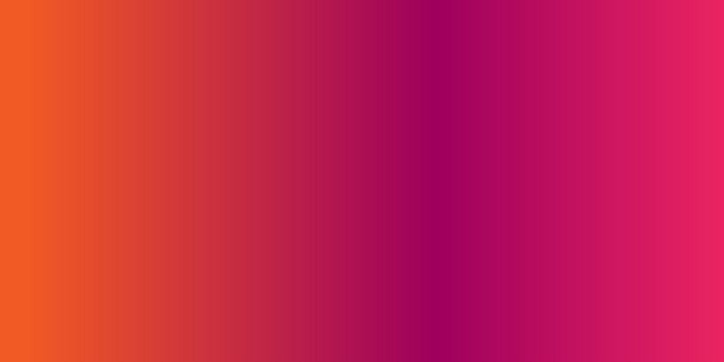 Retro 70s neon art. Abstract gradient in orange, purple, pink. by Dina Dankers