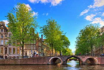 Herengracht Amsterdam in de lente by Dennis van de Water