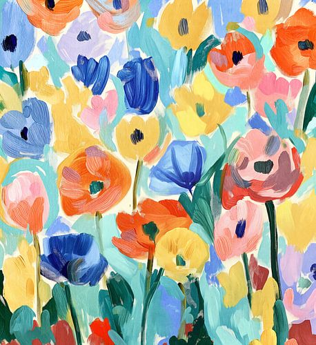 Floral Matisse Style by Jacky