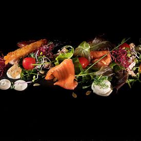 Salade de poisson sur Rob van Soest