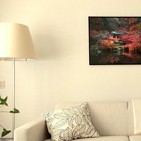 Klantfoto: Japanse herfst van Maarten Mensink, op canvas