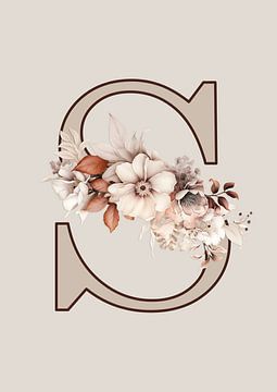 Bohemian initial: S - Mix & Match by Design by Pien