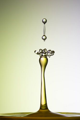 Vallende/botsende waterdruppel