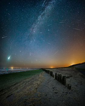 La pluie de météores des Perséides