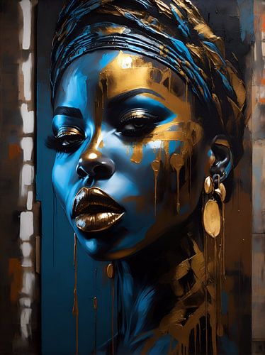 Afrikanisches Blau 2 von Jack Schoneveld