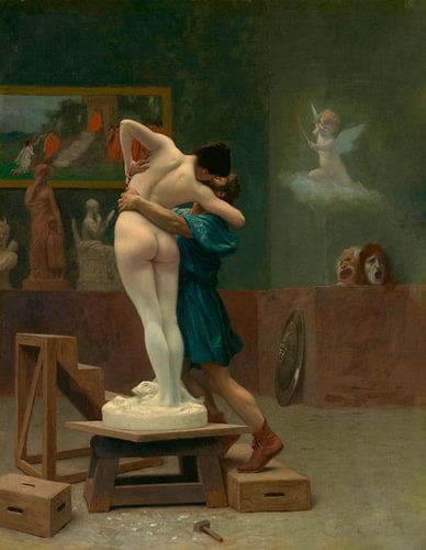 Pygmalion en Galatea, Jean-Léon Gérôme