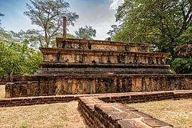 The temple ruins of Polonnaruwa in Sri Lanka