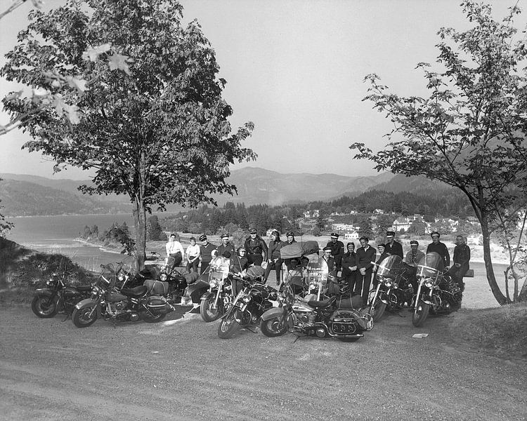 Ride-out 1949 Harley Davidson Europe van harley davidson