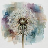 Modern Abstract: Uitgebloeide Paardenbloem/Dandelion