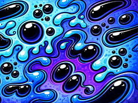 Blue Bliss von Art By Coolen