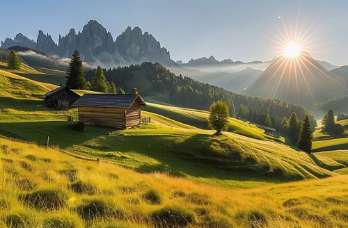 Summit panorama: Dolomites in splendour