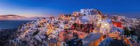 Abends auf der Insel Santorini in Griechenland von Voss Fine Art Fotografie Miniaturansicht
