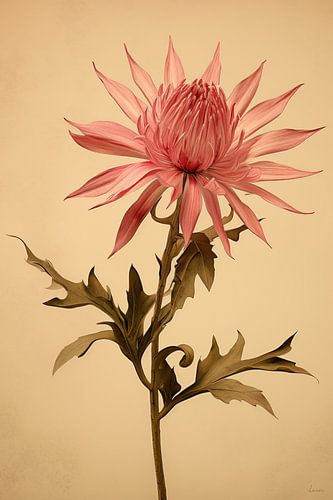 Bloem in vintage stijl