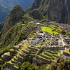 Machu Picchu, Peru - een bovenaanzicht van Bart van Eijden