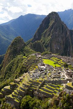 Machu Picchu, Peru - een bovenaanzicht