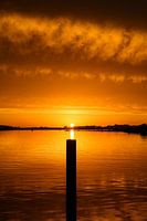 Zonsondergang aan het Veerse Meer