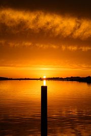 Coucher de soleil sur le lac Veere