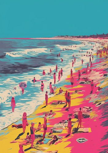 Strand Poster Pop Art