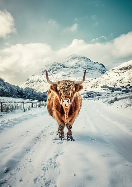 Highland Cow by Niklas Maximilian