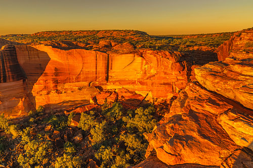 Kings Canyon bei Sonnenuntergang