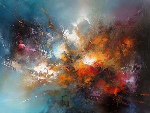 Modern Impressionisme Abstract Fantasie Schilderij