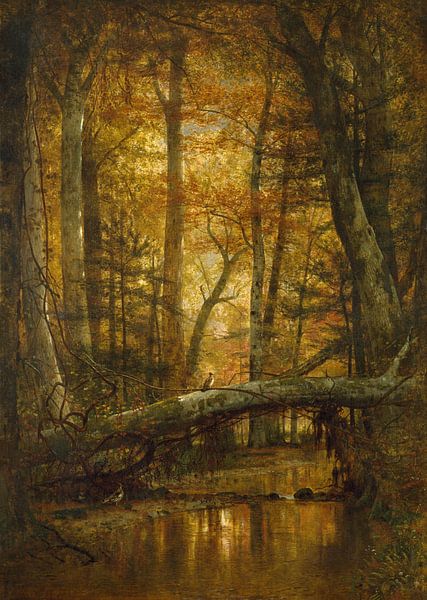 The Woods of Ashokan, Worthington Whittredge... van Meesterlijcke Meesters