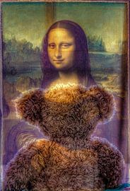 Mona Lisa and the little bear