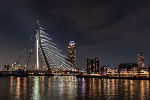 Skyline Rotterdam met de Zwaan