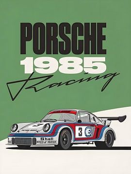 Porsche 1985 Racing van Gapran Art