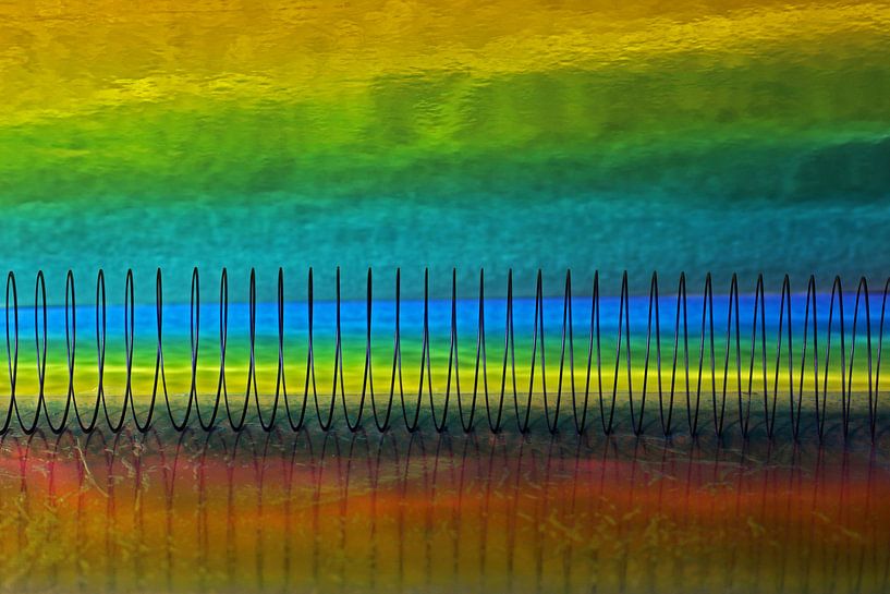 Le ressort et la force de tension donnent de la couleur et de la force par Wim Bodewes