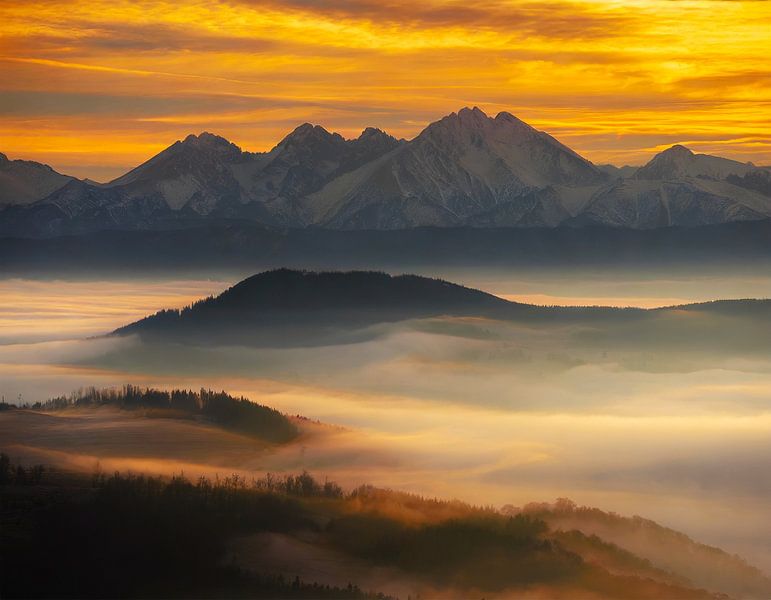 Zonsopgang in de ochtend van Mustafa Kurnaz