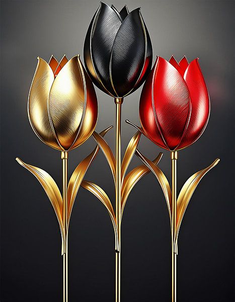 Tulpen met kleuren van Mustafa Kurnaz