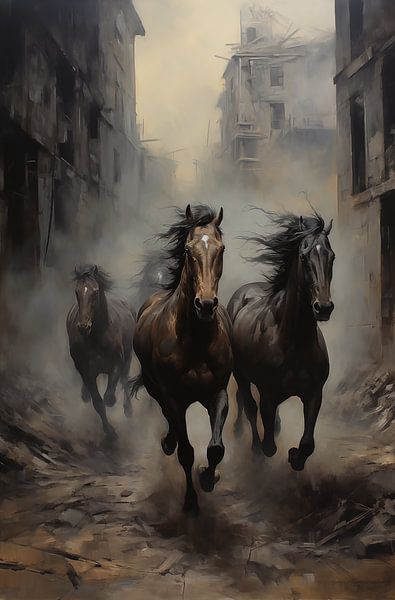 Galop métropolitain : pouvoir et mouvement par Emil Husstege