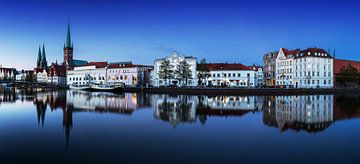 Lübeck Skyline op de Trave