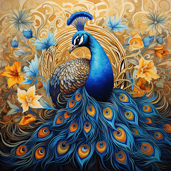 Peacock art by Eye catching paintings