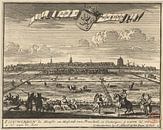 Gezicht op Leeuwarden, Jacob Folkema, 1702 - 1725 van Historisch Leeuwarden thumbnail