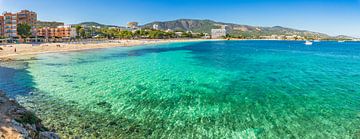 Vue panoramique de Platja de Palmanova sur l'île de Majorque sur Alex Winter