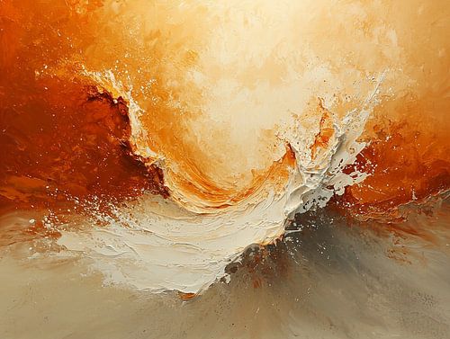 Orange waves