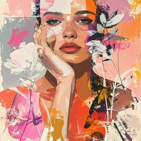 Abstract portret- Zomersproet van GᎥรєlค Art Ŧ๏г Y๏ย