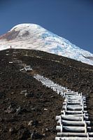 Escalier vers le ciel, Vulcán Osorno, Chili