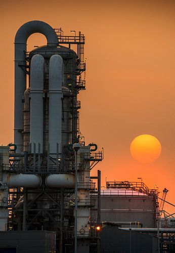 petrochemischen Industrie auf der Maasvlakte Rotterdam.