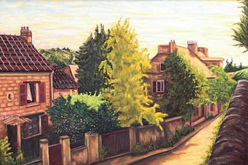Smalle steeg in Auvers-sur-Oise