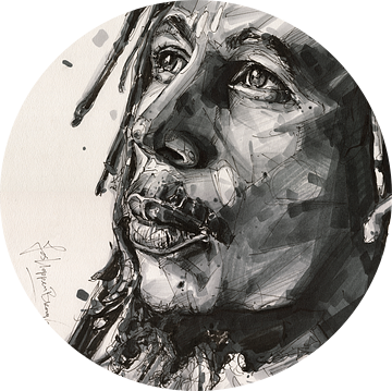 Bob Marley schilderij van Jos Hoppenbrouwers