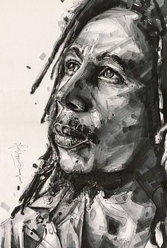 Bob Marley-Gemälde von Jos Hoppenbrouwers