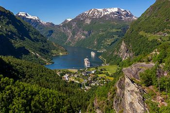 Blick auf den Geirangerfjord, Norwegen [2]