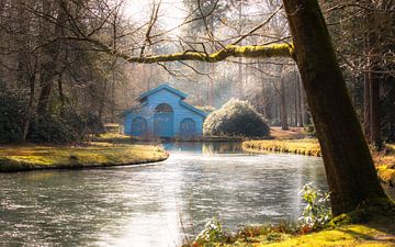 The old boathouse behind Palace 't Loo by P Kuipers