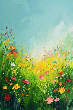 Blumenwiese von Poster Art Shop