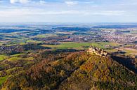 Aerial photography of Hohenzollern Castle in Germany by Werner Dieterich thumbnail