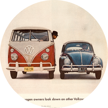 Vintage VW Advertentie 1964 van Jaap Ros