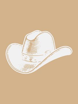 Neutrale Cowboyhoed van Jolly and Dash